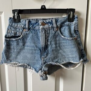 Garage jean shorts